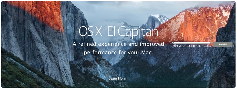 El Capitan downloading